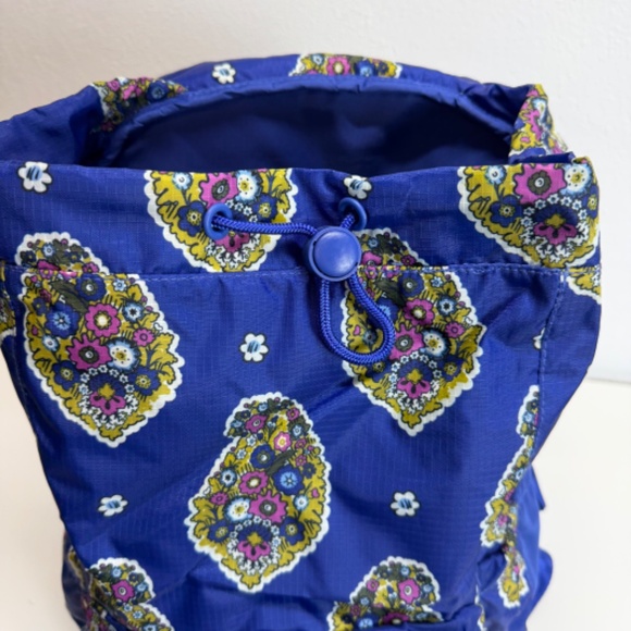 Vera Bradley Berkhill Ripstop Lightweight Multi-Pocket Backpack Kew Gardens Blue